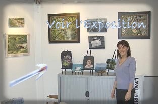 Visitez l'exposition personnelle de peinture de Virginie TRABAUD au kiosque Siyonne de Montereau fault Yonne