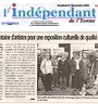 Journal l'ind�pendant de l'yonne d�cembre 2009 - Cliquez sur l'image pour voir l'article