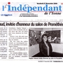 Journal l'ind�pendant de l'yonne novembre 2009 - Cliquez sur l'image pour voir l'article