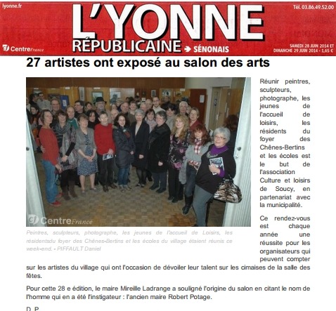 l'Yonne républicaine 2012