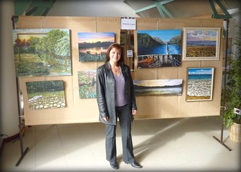 Virginie Trabaud Artiste Peintre - Exposition de Peintures en Relief 3D à Cannes Ecluse