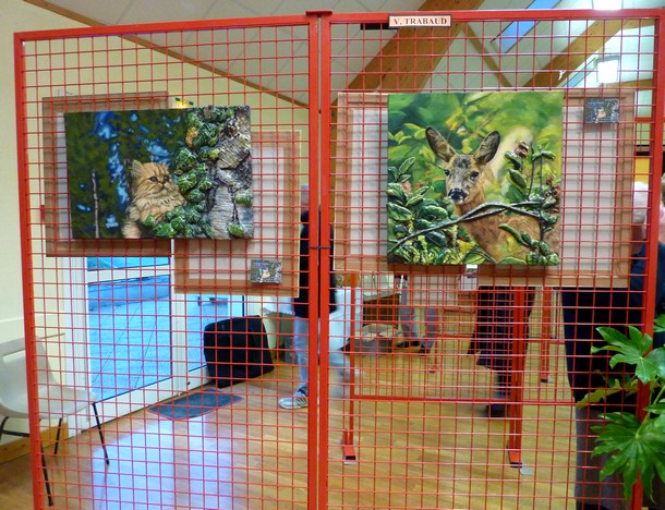 salon d art à étigny - peinture 3D de virginie trabaud