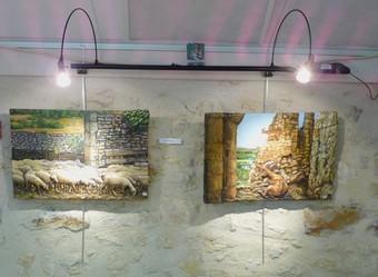 Prix du public salon de la grande paroisse - Virginie Trabaud Artiste peintre