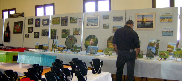 exposition de cr�ations d'art � saligny
