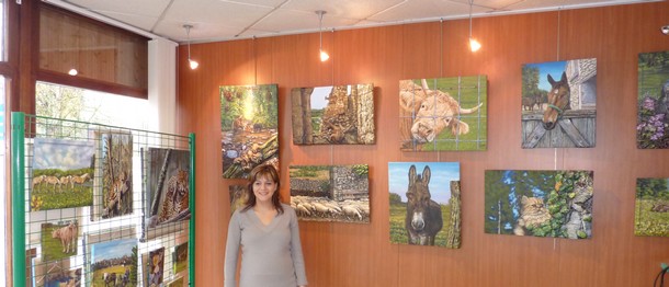 virginie Trabaud à l'office de tourisme de Sens