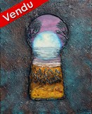 peinture trou de serrure abstrait  - Cliquez sur l image pour voir la fiche d�taill�e et consulter le tarif de l oeuvre