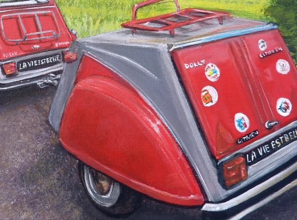 remorque citroen dolly - Copyright Virginie TRABAUD