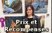 Prix et rcompenses sur les salons d'Art Virginie TRABAUD