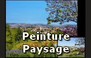 Peinture d après photo de paysage et mer