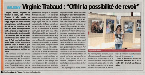 journal l independant de l yonne virginie trabaud 2018