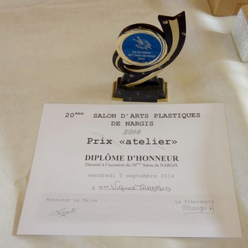 prix atelier salon d arts plastiques de nargis 2014 - virginie trabaud