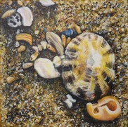 peinture Coquillages et bernique - Cliquez sur l image pour voir la fiche dtaille et consulter le tarif de l oeuvre
