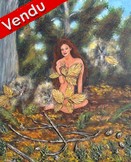 Les 4 saisons l automne des elfes  - collection de tableaux de peinture - Cliquez sur l image pour voir la fiche dtaille et consulter le tarif de la collection