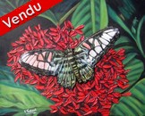 tableau relief peinture papillon - Cliquez sur l image pour voir la fiche dtaille et consulter le tarif de l oeuvre