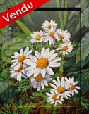 peinture acrylique les marguerites - cliquez sur l image pour voir la fiche dtaille et consulter le tarif de l oeuvre