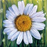 peinture marguerite - Cliquez sur l image pour voir la fiche dtaille et consulter le tarif de l oeuvre