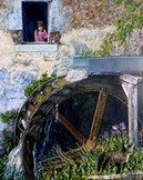 peinture le moulin de Vanneau et la petite fille - Cliquez sur l image pour voir la fiche dtaille et consulter le tarif de l oeuvre