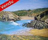 Peinture Plages d herlin et de baluden bretagne en relief 3D - Cliquez sur l'image pour voir l'agrandissement et consulter le tarif de cette oeuvre