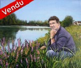 Peinture Portrait de pascal danel - Cliquez sur l'image pour voir la fiche et l'agrandissement