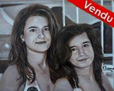 peinture Portraits de jeunes filles en spia - Cliquez sur l image pour voir la fiche dtaille et consulter le tarif de l oeuvre