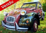 peinture 2 cv charleston en fort - Cliquez sur l image pour voir la fiche dtaille et le tarif de l oeuvre