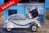 peinture 2cv france 3 hisseo - Cliquez sur l image pour voir la fiche dtaille et consulter le tarif de l oeuvre