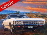 peinture chevrolet impala route 66 - Cliquez sur l image pour voir la fiche dtaille et le tarif de l oeuvre
