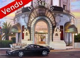 peinture ferrari noire devant hotel luxe le negresco - Cliquez sur l image pour voir la fiche dtaille et le tarif de l oeuvre