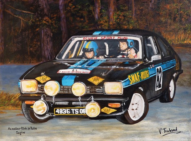 peinture voiture de rallye nice 82 - Cliquez sur l image pour voir la fiche dtaille et le tarif de l oeuvre